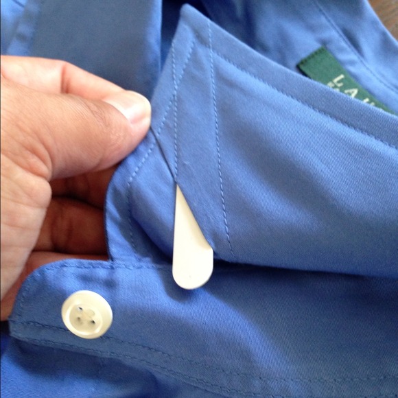 ❌SOLD❌ Blue Ralph Lauren button down - Picture 4 of 4