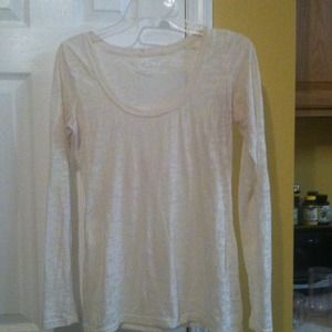 Maurice's long sleeve see thru shirt