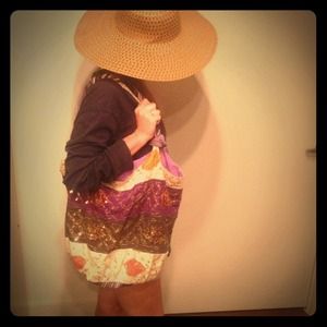 Cute boho beach bag!