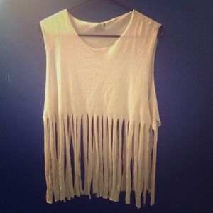 ⚡Gifted⚡Vintage Fringe Tee!