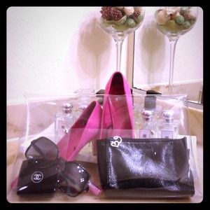 Custom Made Clear Vinyl Clutch