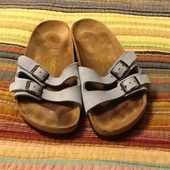 Birkenstock slides Light blue Cute and comfy!!!!