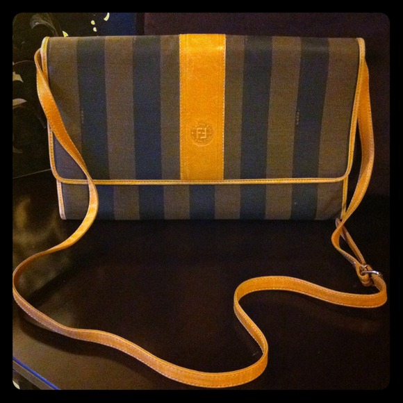 Authentic Fendi shoulder purse/clutch.