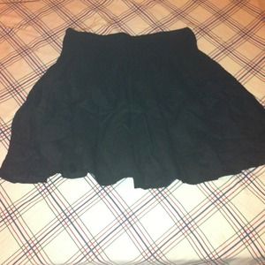 Black summer skirt