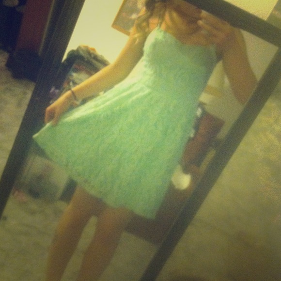 Trade 💜 Mint lace dress