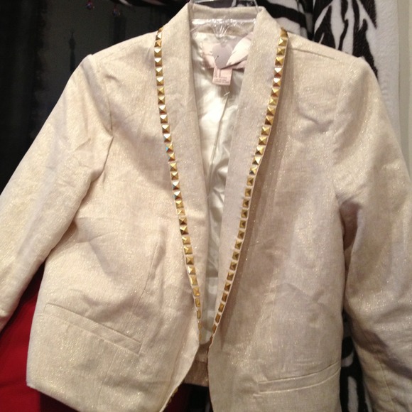 Jacket cream/ gold