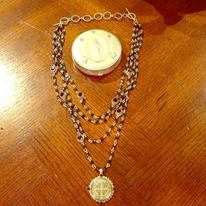 Virgins saints and angels VSA necklace w/extender.