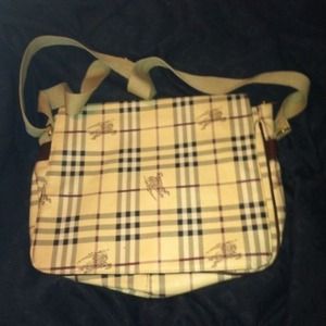 Burberrys?? messenger tote bag