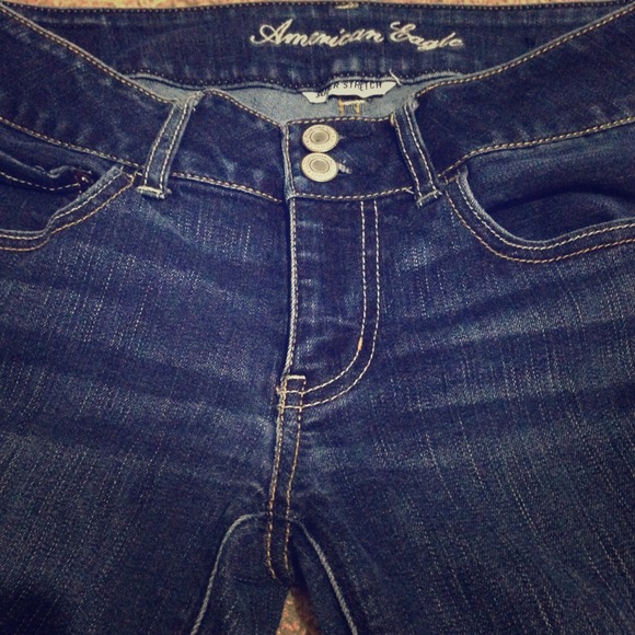 AMERICAN EAGLE SIZE 6 REGUAL DARK SUPER STRETCH!