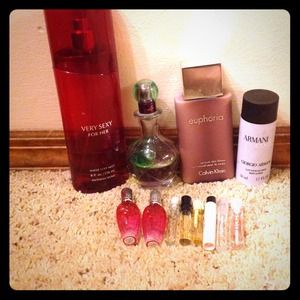 Lot of perfumes euphoria Armani code escada & more