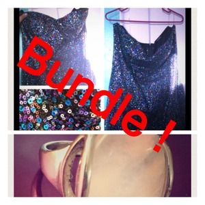 Sequence dress & ring