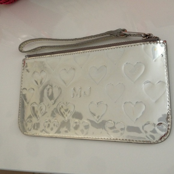 Marc Jacobs sliver clutch