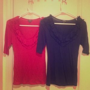 Express ruffle tops