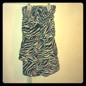 Zebra dress.