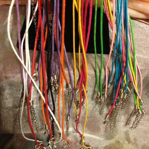 3 for $8/Colored Rope Necklaces - Picture 2 of 4