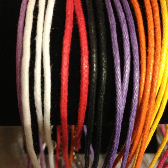 3 for $8/Colored Rope Necklaces - Picture 3 of 4