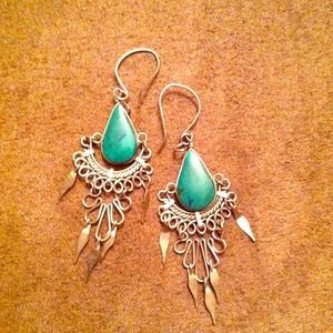 Vintage turquoise earrings
