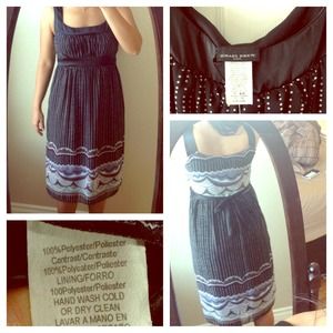 Size large black  boutique empire waist dress