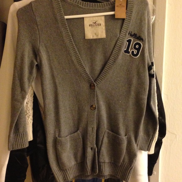 Hollister cardigan.