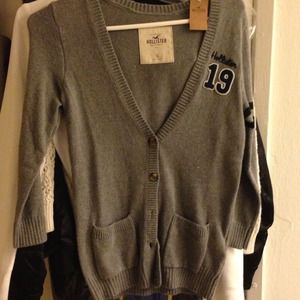 Hollister cardigan.