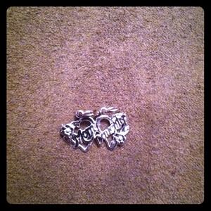 Mom and daughter pendant
