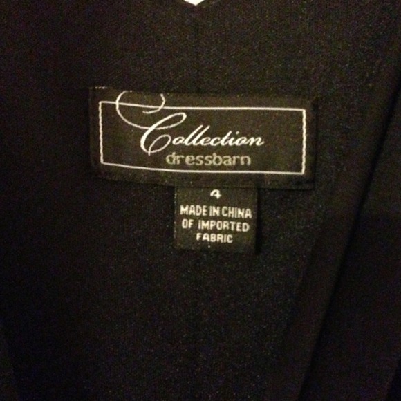 😍NEW EXQUISITE Dress Barn Black Silver Dress😍 - Picture 2 of 2