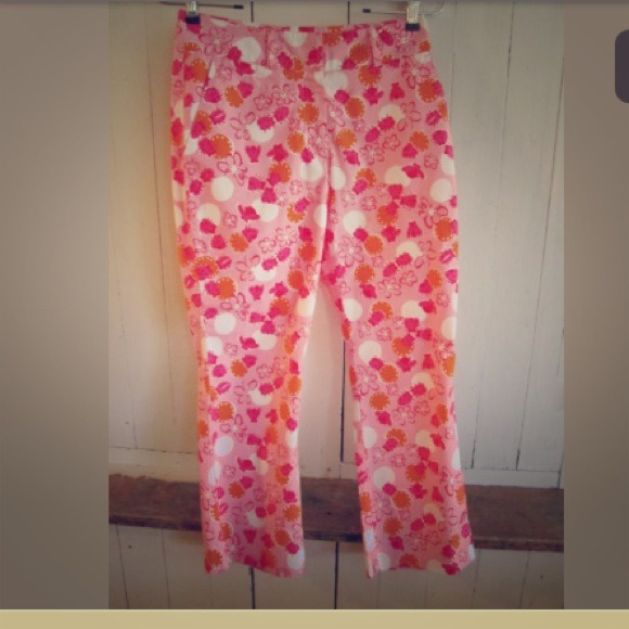 REDUCED! Lilly Pulitzer Ladybug Capris - like new!