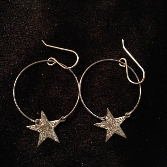 Sold star & hoop earrings