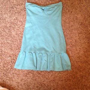 medium light blue swimsuit cover or small dress