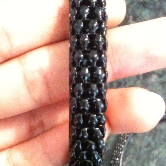 Black Metal Bangle Set; discount Bundle - Picture 3 of 4