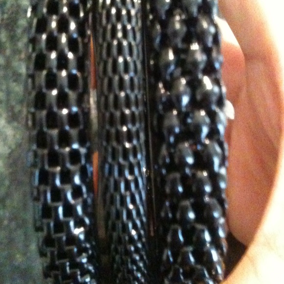 Black Metal Bangle Set; discount Bundle - Picture 4 of 4