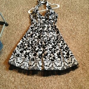Shakespeare size five halter dress