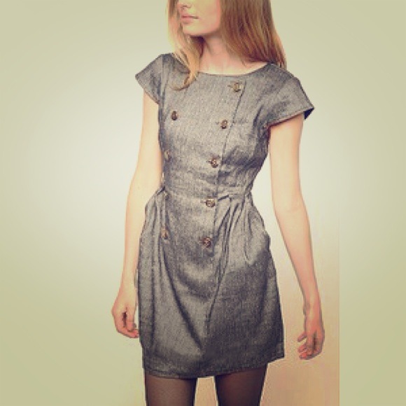 Kimchi Blue for Urban Oufitters Linen 9 to 5 Dress