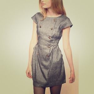 Kimchi Blue for Urban Oufitters Linen 9 to 5 Dress