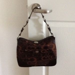 JUST REDUCED-Brown Coach Satchel