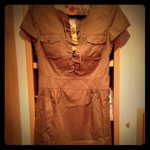 Tory Burch tie up dress. Above the knee. New!