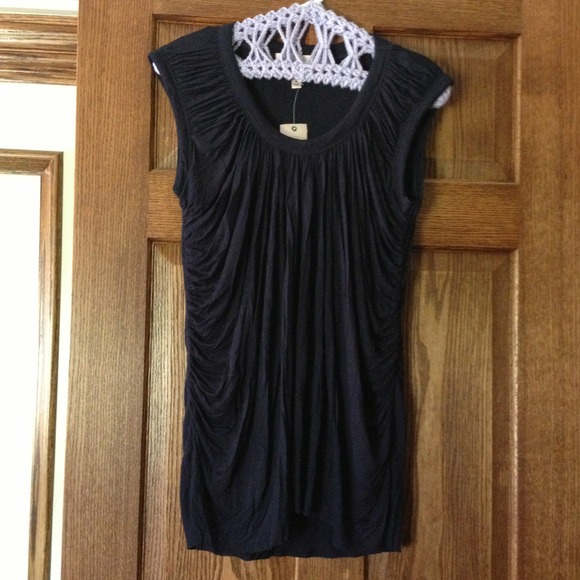 Philosophy navy blue tank
