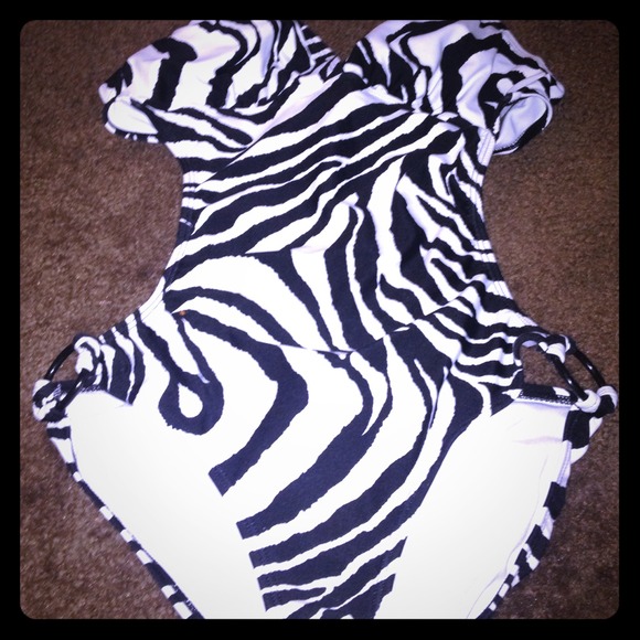 Zebra print Monokini