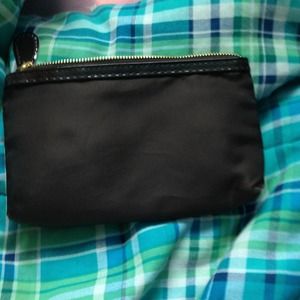 Brown makeup bag