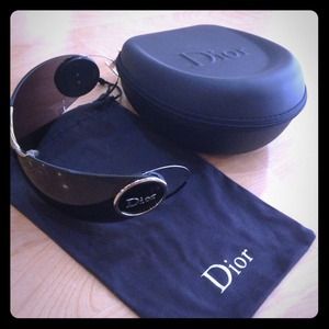 Original Dior sunglasses with case and dust bag