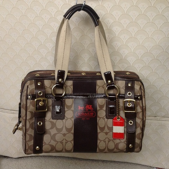 Authentic Coach leather handbag