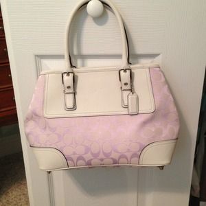 Light purple coach bag!