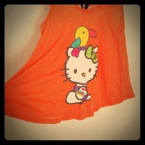 Crop hello kitty tank