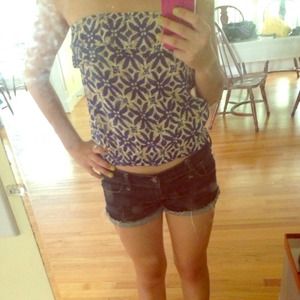 Cute Forever 21 frilly tube top