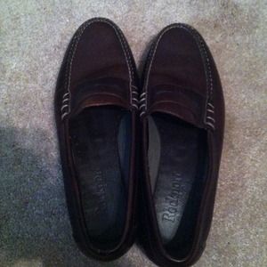 Mens Rockport Brown Leather Loafer