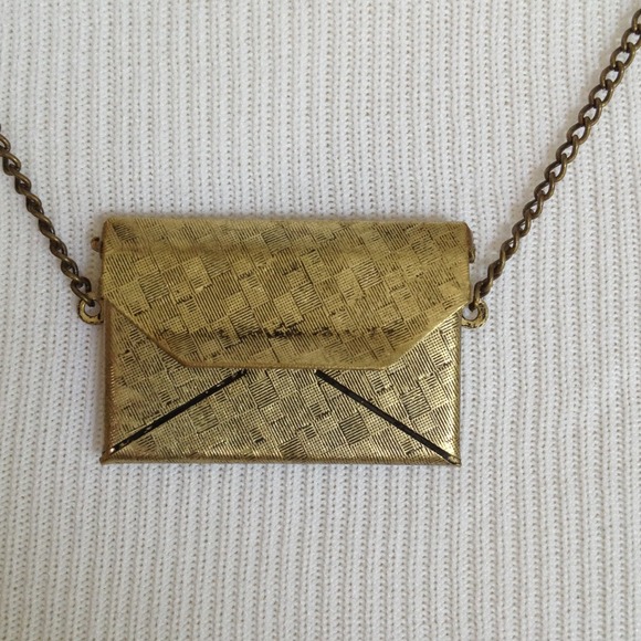Envelope necklace