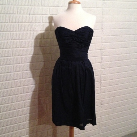 **Sold**Midnight blue sweetheart strapless