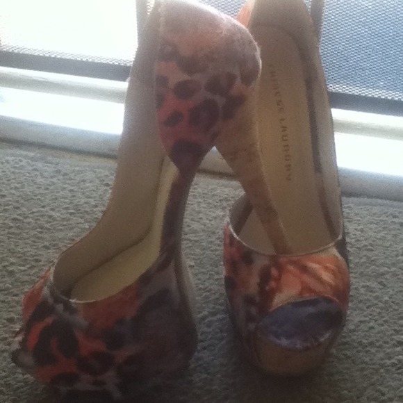 Chinese Laundry animal prints high heels