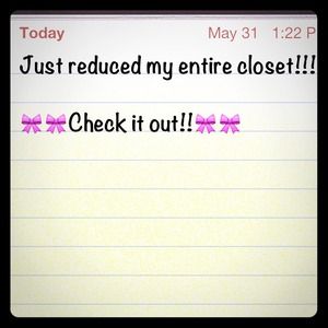 Just reduced my entire closet!!