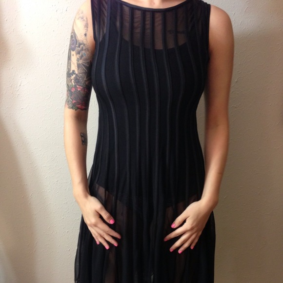 Sold- Runway Couture See through cage dress GAGA